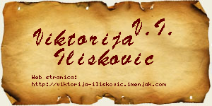 Viktorija Ilišković vizit kartica
